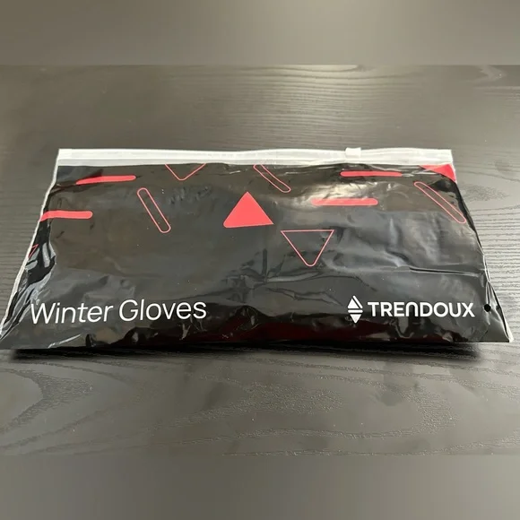 TRENDOUX Winter Gloves – Touch Screen Thermal Knit | Unisex | NWT | Black - Picture 2 of 4